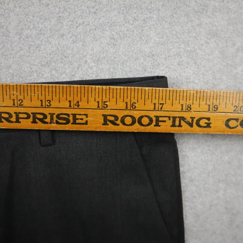 Banana Republic Dress Pants Mens 34x32 Slim Fit Wool Gray Lanificio Cerruti
